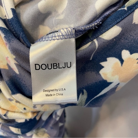 Doublju Floral Sleeveless Jumpsuit/Overalls/Romper Sz L - Picture 6 of 10